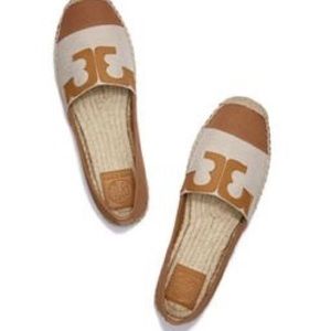 Authentic Tory Burch espadrilles.